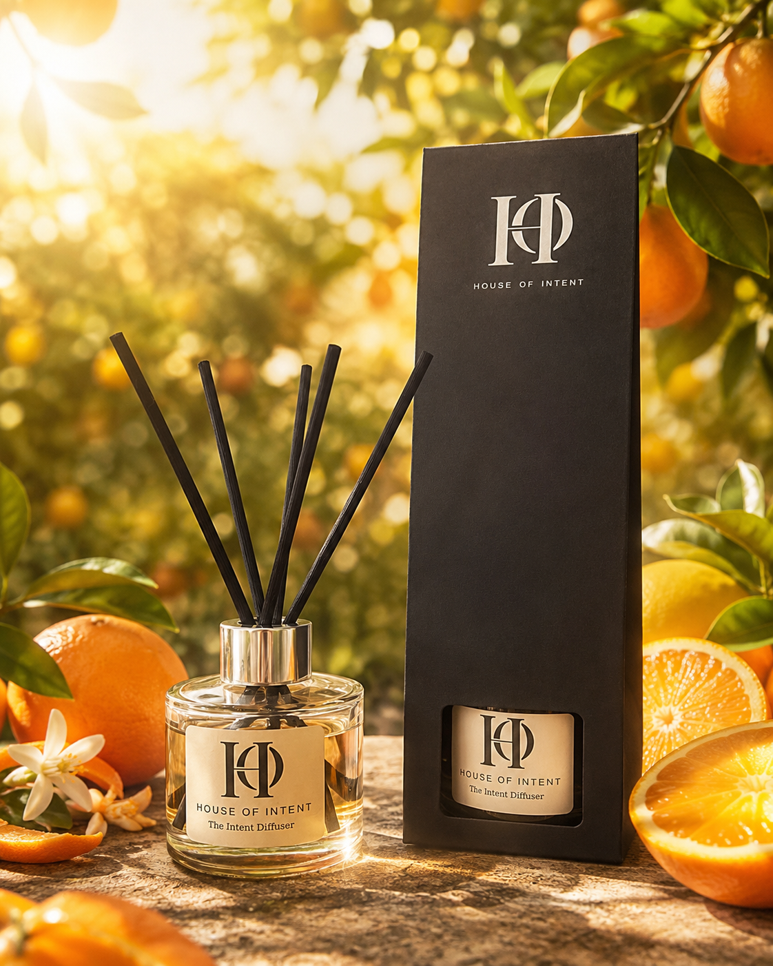 Citrus Sun reed diffuser by House of Intent